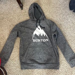 Burton grey snowboarding hoodie